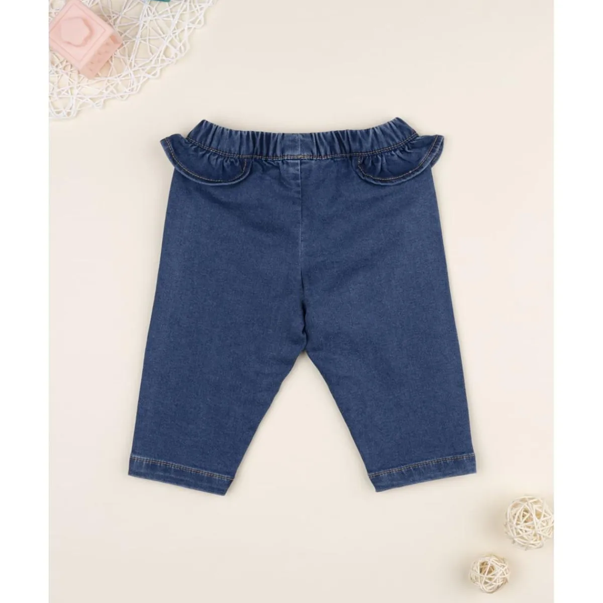 Best Pantalón niña denim con volantes Recién Nacido·Ropa Y Accesorios|Ropa Y Accesorios·Pantalones Y Petos