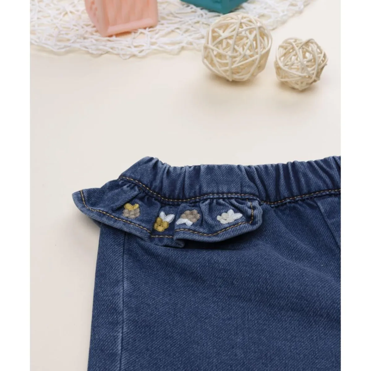 Best Pantalón niña denim con volantes Recién Nacido·Ropa Y Accesorios|Ropa Y Accesorios·Pantalones Y Petos