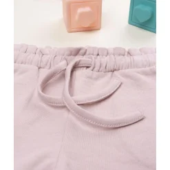 Pantalón niña rosa con cintura fruncida Bebé Niña 3-36 Meses·Vaqueros, Pantalones Y Petos|Niña·Bebé Niña 3-36 Meses