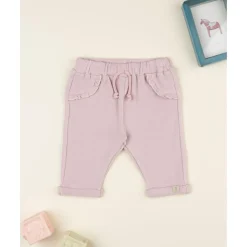 Sale Pantalón niña rosa en punto suave Recién Nacido·Ropa Y Accesorios|Ropa Y Accesorios·Pantalones Y Petos