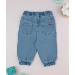 Pantalón niño azul denim con bolsillos*Prenatal Sale