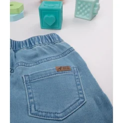 Pantalón niño azul denim con bolsillos*Prenatal Sale