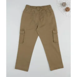 Pantalón niño beige con bolsillos cargo*Prenatal Discount