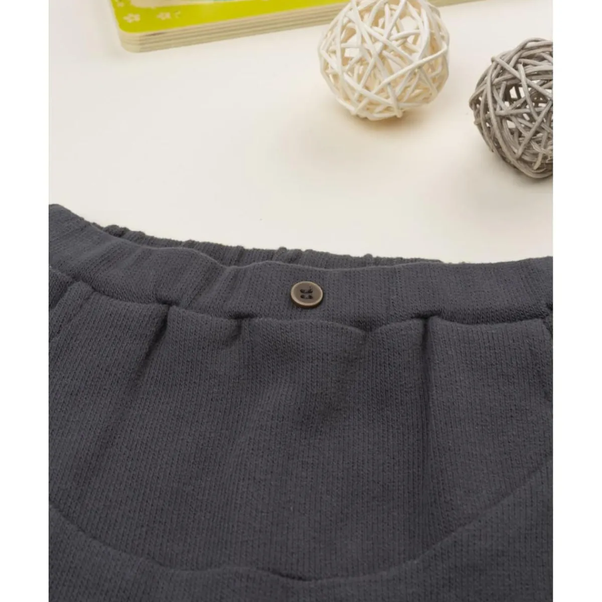 Pantalón niño gris antracita en punto suave*Prenatal Clearance