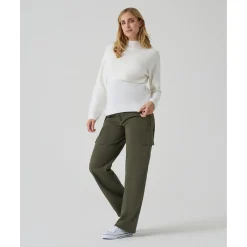 Pantalón premamá cargo verde*Prenatal Hot