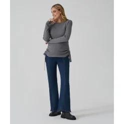 New Pantalón premamá denim campana Premamá·Moda|Moda·Pantalones, Faldas Y Leggins