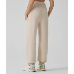 Pantalón premamá felpa crema*Prenatal