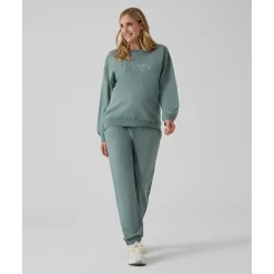 Pantalón premamá felpa verde*Prenatal Discount