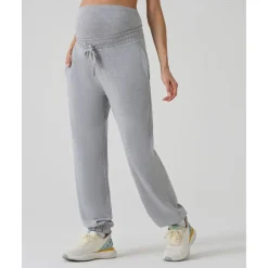 Pantalón premamá gris en felpa*Prenatal Hot