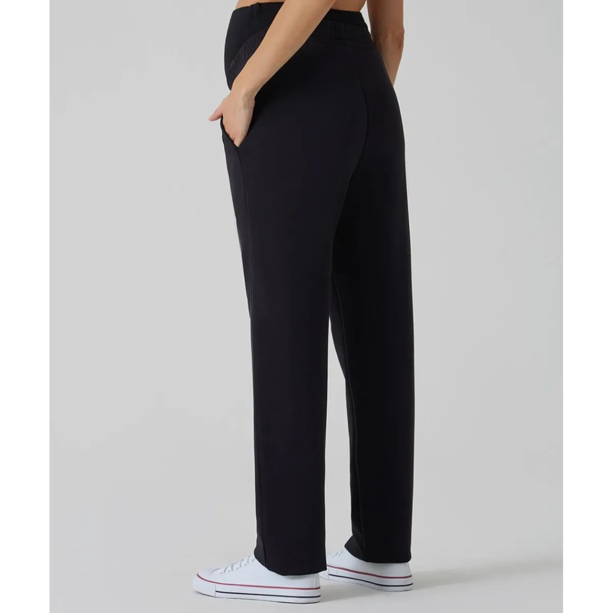 Best Pantalón premamá negro en felpa modal Premamá·Moda|Moda·Pantalones, Faldas Y Leggins