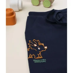 Outlet Pantalones niño azul estampado relieve Bebé Niño 3-36 Meses·Vaqueros, Pantalones Y Petos|Niño·Bebé Niño 3-36 Meses