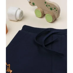 Outlet Pantalones niño azul estampado relieve Bebé Niño 3-36 Meses·Vaqueros, Pantalones Y Petos|Niño·Bebé Niño 3-36 Meses
