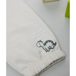 Pantalones niño beige estampado relieve*Prenatal Clearance