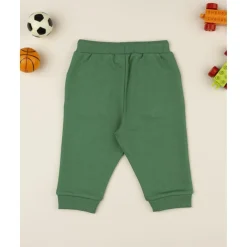 Pantalones niño verde*Prenatal Online