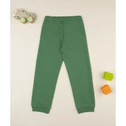 Pantalones niño verde estampado relieve*Prenatal Outlet