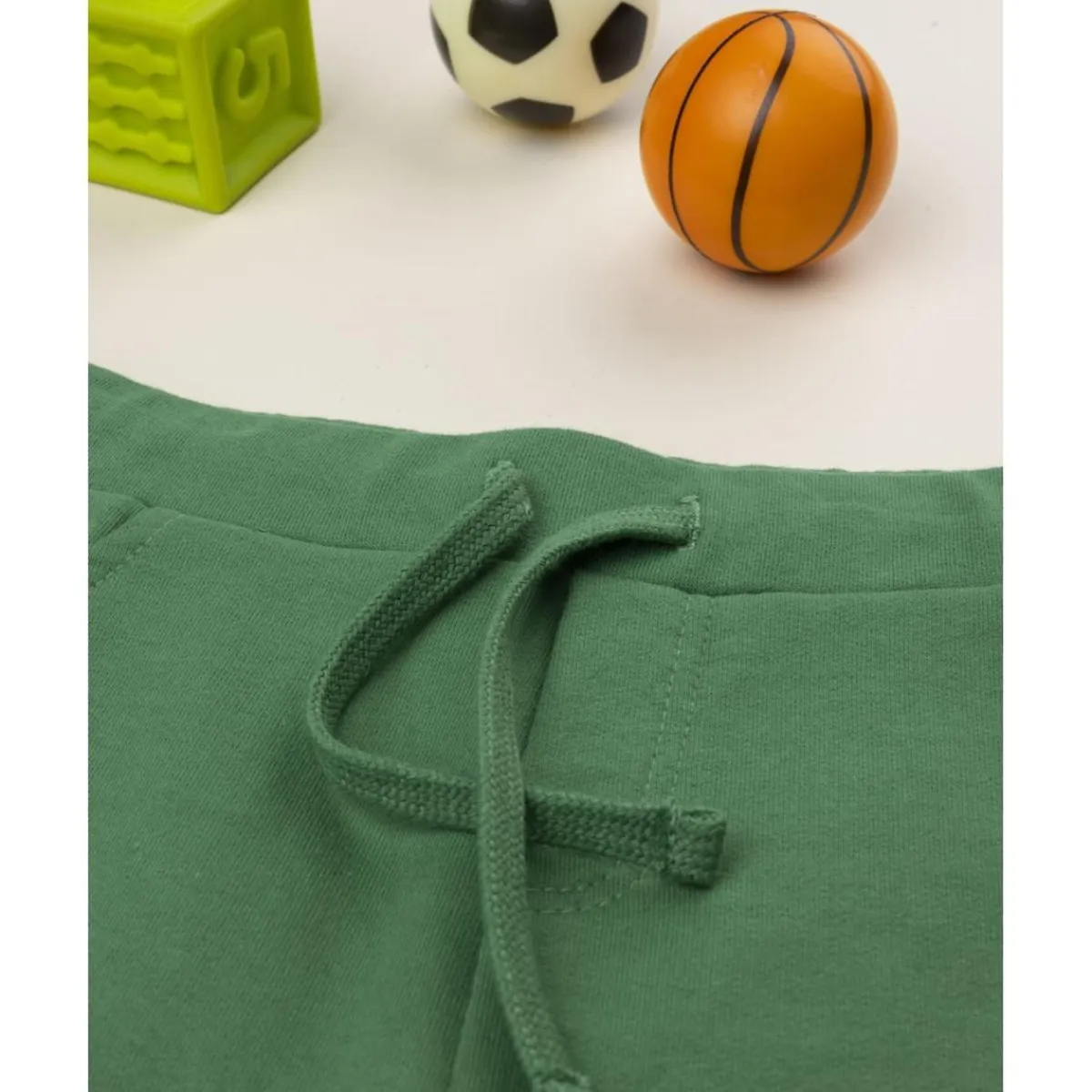 Pantalones niño verde estampado relieve*Prenatal Sale