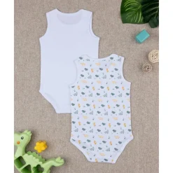 Hot Paquete 2 bodis costina bebé dinosaurios Descanso Y Ropa Interior·Bebé 3-36 Meses