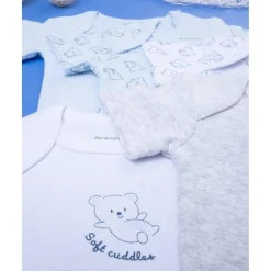 Paquete 5 body bimbo costina 'orsetto'*Prenatal Outlet