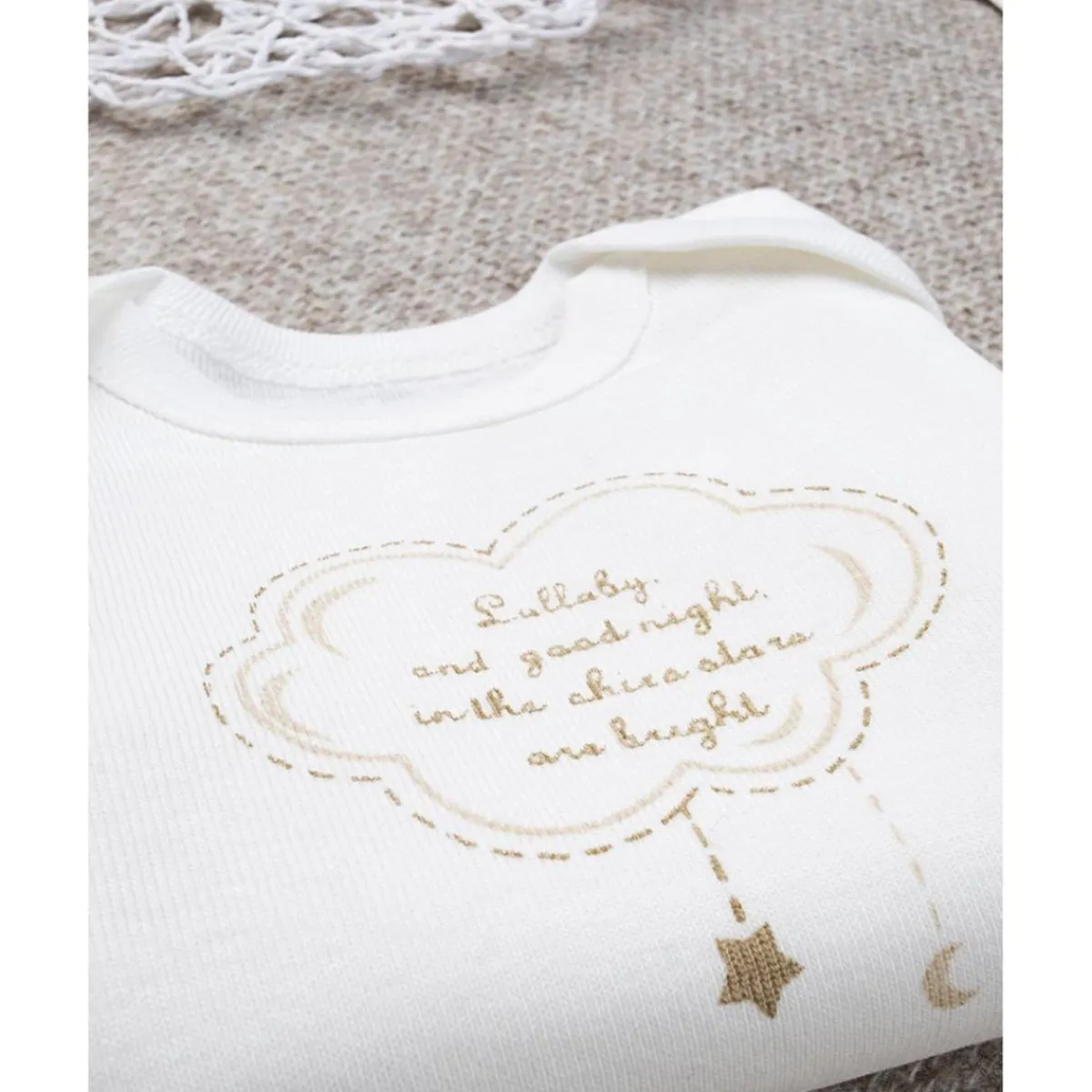 Paquete 5 body cortos unisex oro*Prenatal New