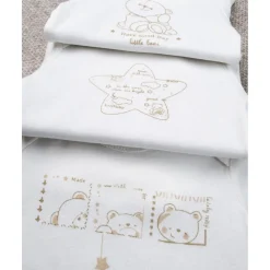 Paquete 5 body unisex oro*Prenatal Discount