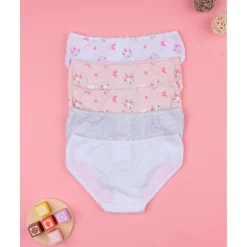 Paquete 5 calzoncillos rosas niña castillos*Prenatal Discount