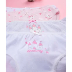 Paquete 5 calzoncillos rosas niña castillos*Prenatal Discount