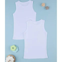 Paquete 2 camisetas interiores básicas niño*Prenatal