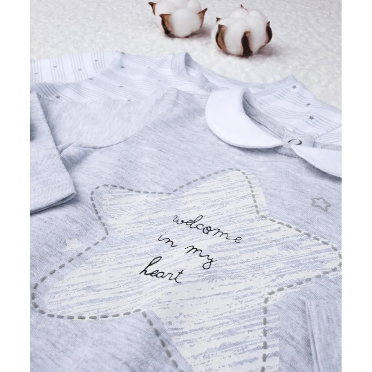 Sale Paquete 2 pijamas unisex gris Recién Nacido·Ropa Y Accesorios|Ropa Y Accesorios·Peleles