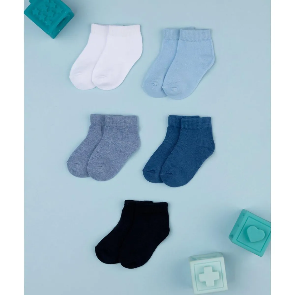 Paquete de 6 calcetines cortos para niño*Prenatal Hot