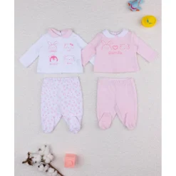 Best Paquete de 2 conjuntos de felpa Recién Nacido·Ropa Y Accesorios|Ropa Y Accesorios·Conjuntos