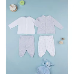 Paquete de 2 conjuntos de felpa Ropa Y Accesorios·Conjuntos|Recién Nacido·Ropa Y Accesorios