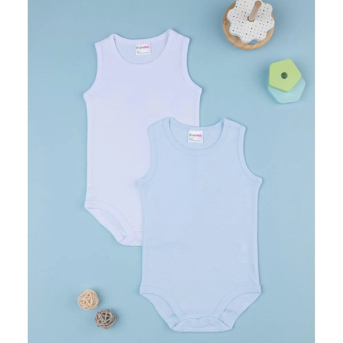 Hot Paquete de 2 piezas de body de algodón Descanso Y Ropa Interior·Bebé 3-36 Meses