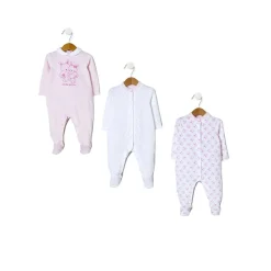 Paquete de 3 piezas de peleles de terciopelo*Prenatal Best