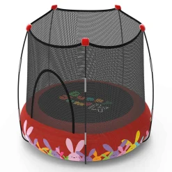 Discount Parque de juegos con cama elástica Rojo Camas Elásticas