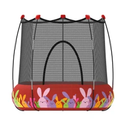 Discount Parque de juegos con cama elástica Rojo Camas Elásticas