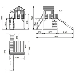 Parque infantil de madera Lollipop XL*MASGAMES Clearance