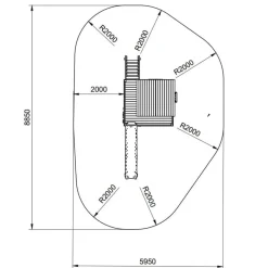 Parque infantil de madera Lollipop XL*MASGAMES Clearance