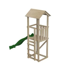 Discount Parque infantil de madera torre y tobogán Carlit L Columpios