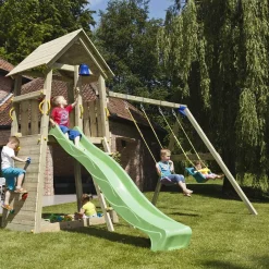 Parque juegos infantil de madera Belvedere XL con columpio doble*MASGAMES Clearance