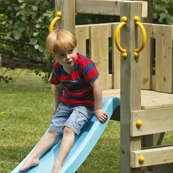 Parque juegos infantil de madera Teide XL con columpio doble*MASGAMES