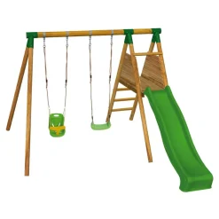 Parque juegos infantil de madera Mauna Loa con asiento para bebé*MASGAMES Sale