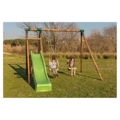 Parque juegos infantil de madera Mauna Loa con asiento para bebé*MASGAMES Sale
