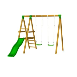 Parque juegos infantil de madera Milos Columpios