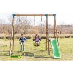 Parque juegos infantil de madera Milos Columpios