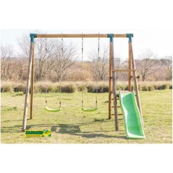 Parque juegos infantil de madera Milos Columpios