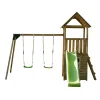 Parque juegos infantil de madera Tibidabo con caseta y columpio doble*MASGAMES Clearance