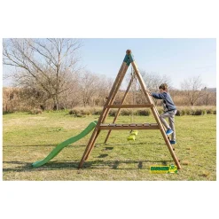 Parque juegos infantil de madera Milos con asiento para bebé*MASGAMES Sale