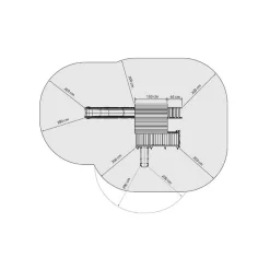 Parque juegos infantil de madera Penthouse XL*MASGAMES Discount