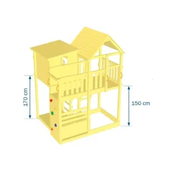 Parque juegos infantil de madera Palazzo XL*MASGAMES Discount
