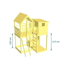 Parque juegos infantil de madera Palazzo XL*MASGAMES Discount